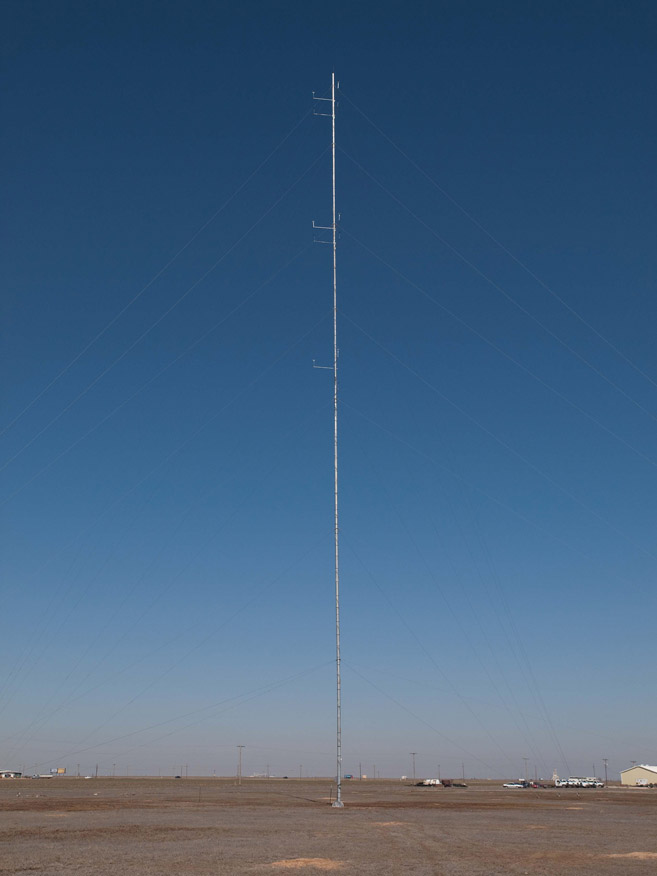 Photo coverage of installation of 60 meter tower in Dumas Texas