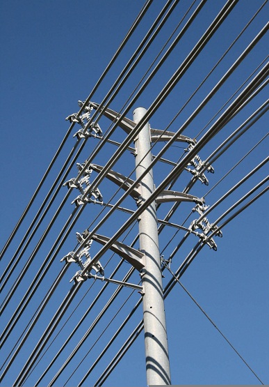 hendirx Madisonville Substation close up of 1 pole 30 per