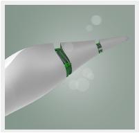 Modular wind A picture of a segmented blade