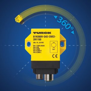 Turck single-axis inclinometer works from -40 to 70°C. 