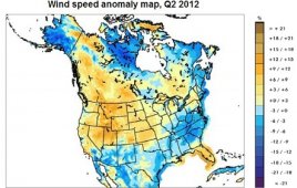 Wind map of the U.S. for Q2 2012.