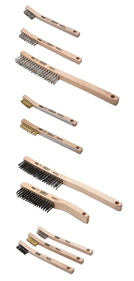 6 Lincoln welding brushes