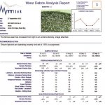 Wear debris analysis report