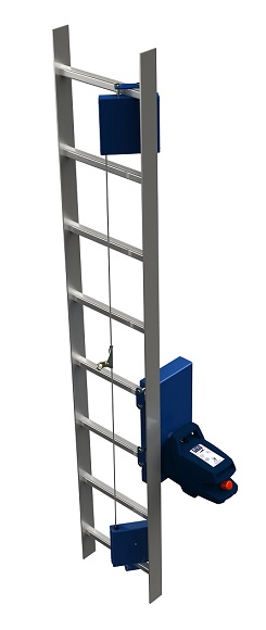 This personalized climb assist suits a wide range of climbing styles and user weights, and can be easily transported to support multiple systems and wind towers.
