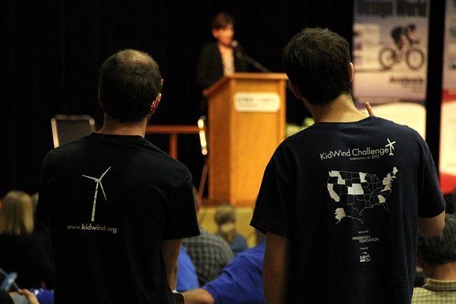 Also dropping by Iowa Lakes for KidWind and WindTech was Lt. Governor Reynolds, the Co-Chair of the Governor’s STEM (Science, Technology, Engineering, and Math) Advisory Council. She spoke during lunch.