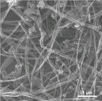 Long ribbons of carbon that are only one atom thick may help improve lithium ion batteries, according to researchers at Rice University. They combined the nanoribbons with tin oxide nanoparticles to make high-capacity anodes. ( Tour Group/Rice University)