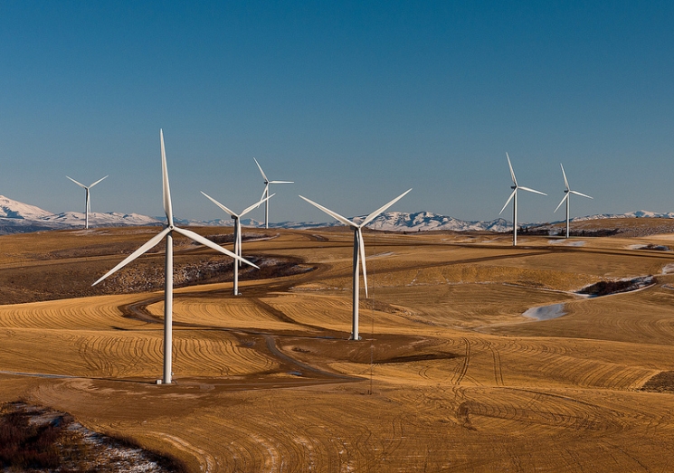 In 2012, the companies invested in the 235-MW Chisholm View wind project (above) in Oklahoma, and in the 200-MW Prairie Rose wind project in Minnesota.
