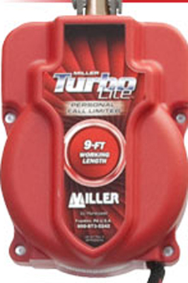 Miller's 9-ft TurboLite PFL increases worker range.