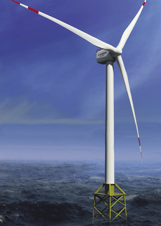 The artist’s concept is of a 7-MW SeaAngel. The turbine is due for installation in the U.K. this year.