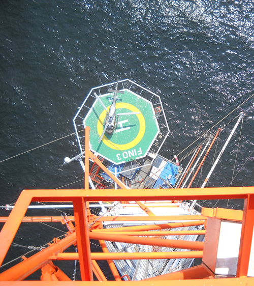 Platform FINO 3, which started operation in mid-2009 in the North Sea approximately 70 km to the west of Sylt, is equipped with wind and meteorological measuring systems from GL Garrad Hassan.
