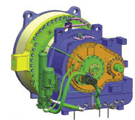 The universal gearbox, in CAD form here, promises greater dependability thanks to years of improvements, such as more accurate heat treating.