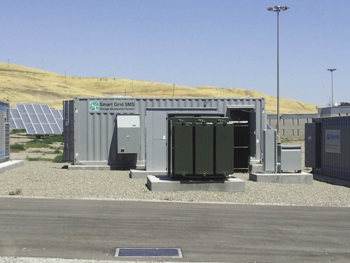 S&C’s battery storage capabilities at the Santa Rita Jail in Dublin, California including PureWave SMS. It lets the jail purchase power during non-peak hours from a local utility and store the reserves. This microgrid support will save the jail nearly $100,000 per year.