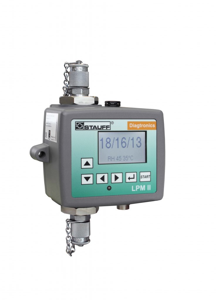 Thanks to its eight measuring channels, it is possible to distinguish particle sizes of between 4 μm and 70 μm.