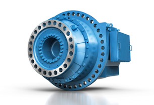 Winergy’s HybridDrive combines a two-stage-planetary gearbox and a permanent-magnet-generator into an integrated drive train. 