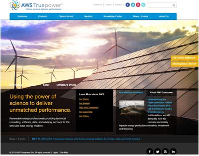 Now you will easily find information for our solar, wind, and offshore wind consulting services as well as our software solutions such as openWind Enterprise and Dashboards.