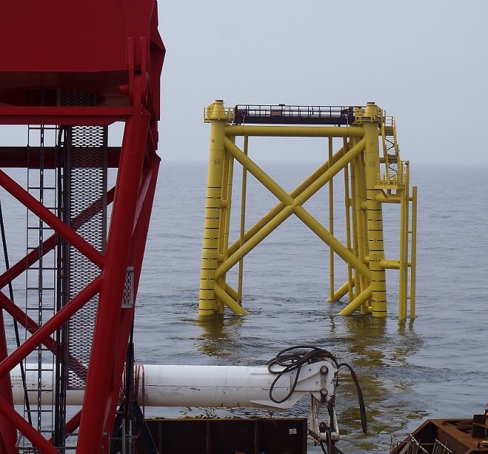 8-legged substation was grouted in the North Sea by pioneering grouting expert 