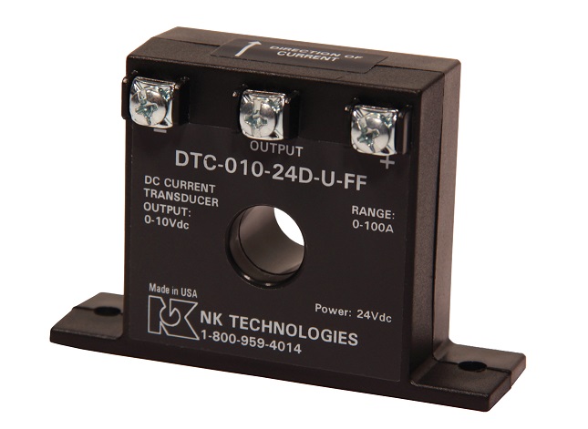 The DT 3-Wire uses a common point for the power supply and output signal, and is factory calibrated for a single current range. 