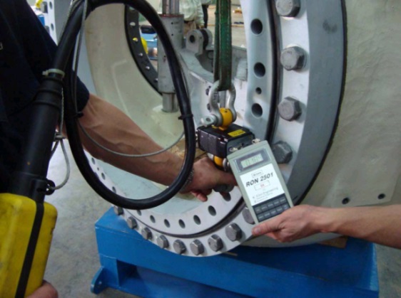 The wireless Ron 2501 dynamometer is particularly suited to the wind power industry.