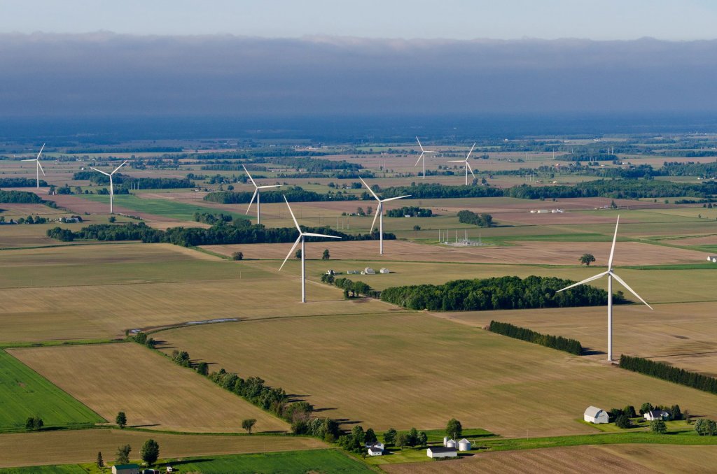 Beebe Wind Farm. Ithica, Michigan.