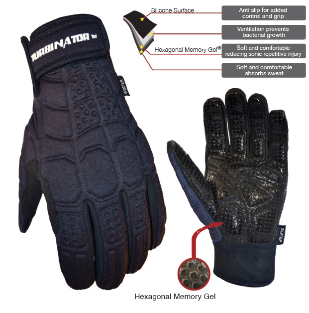 The palm also has RIMA ventilation creating breathability while preventing bacterial growth. Turbinator also comes in a Winter version as well.