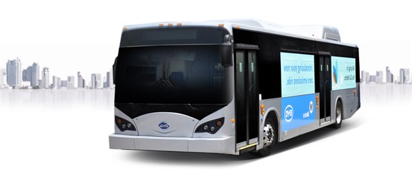 The BYD bus managed to travel an astounding 746 miles over the 24-hour period, operating in three shifts.
