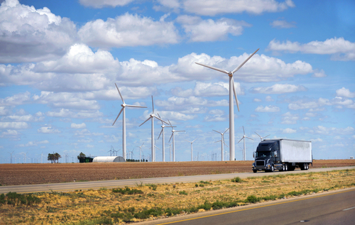 Wind farm in Texas