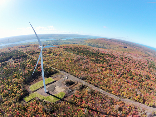 ScotianWEB’s phase I project, Parker Mountain, which SgurrEnergy supported with lender’s independent engineer services.