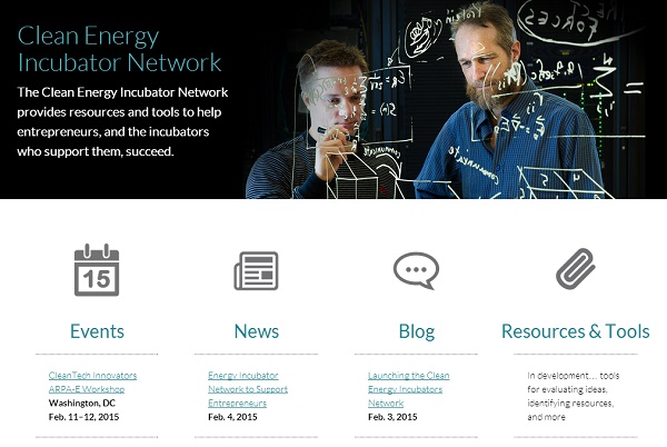 The program, funded by the Energy Department, aims to improve the performance of clean energy business incubators, connect critical industry and energy sector partners, and advance clean energy technologies emerging from universities and federal laboratories.