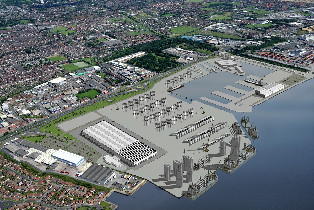 Dependent on planning consent, construction of buildings for the blade manufacturing and wind turbine assembly facilities is due to begin in summer 2015.