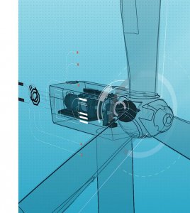 The digital twin from GE is one idea for improving wind farm O&M. For it, a physical turbine would have a perfect working digital version to which the physical model would be compared. Differences in power output, for example, would signal a turbine in need of attention.