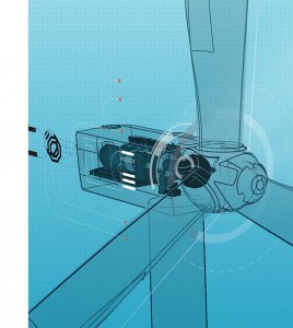 The digital twin from GE is one idea for improving wind farm O&M. For it, a physical turbine would have a perfect working digital version to which the physical model would be compared. Differences in power output, for example, would signal a turbine in need of attention. 