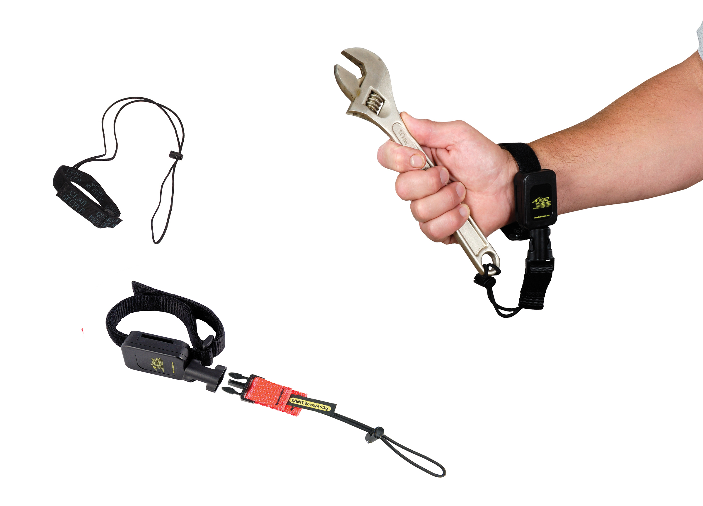 Tool tethering for safer up-tower maintenance and repairs