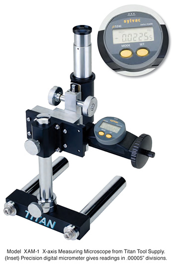 The company says the XAM-1 offers a low-cost alternative to more expensive measuring instruments such as an optical comparator, standard toolmaker’s microscope, or a video measuring system.