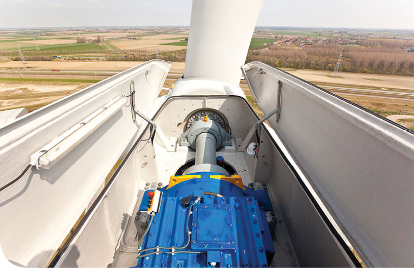A typical wind- turbine lubricant has an oil drain interval of 36 months. However, more advanced synthetic lubricants formulated specifically for wind can help extend those intervals.