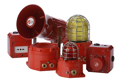 Suitable for all Zone 1, 2, 21 & 22 hazardous location signaling applications the GNEx beacons have extended temperature range with IECEx and ATEX Exd approvals.