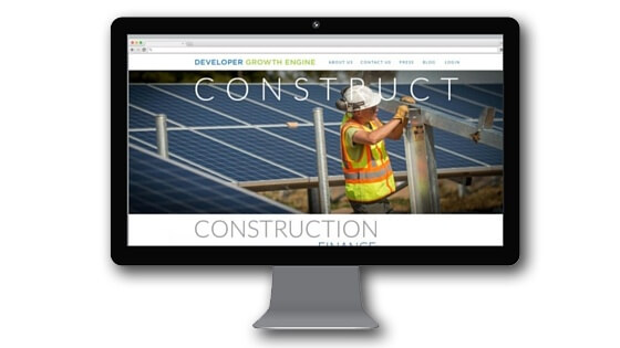 The Developer Growth Engine, an online tool suite for renewable energy developers seeking project financing for commercial Solar or Combined Heat and Power projects.