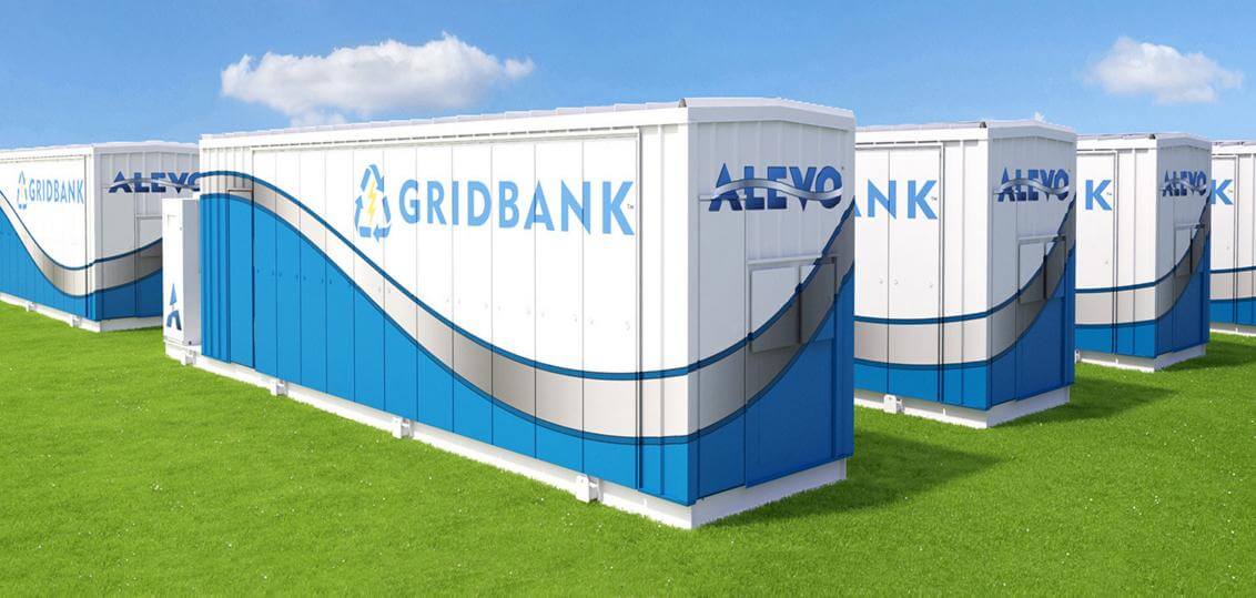 The project will consist of three Alevo GridBank energy storage systems (like that pictured) and six Parker-Hannifin 890-GTB Power Conversion Systems (not shown).