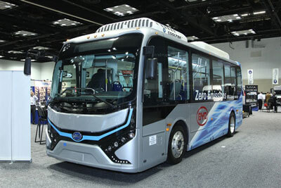 The buses are equipped with BYD-designed and built iron phosphate batteries, delivering 324 kWh of power that come with a 12 year warranty, the industry’s longest electric battery warranty available.