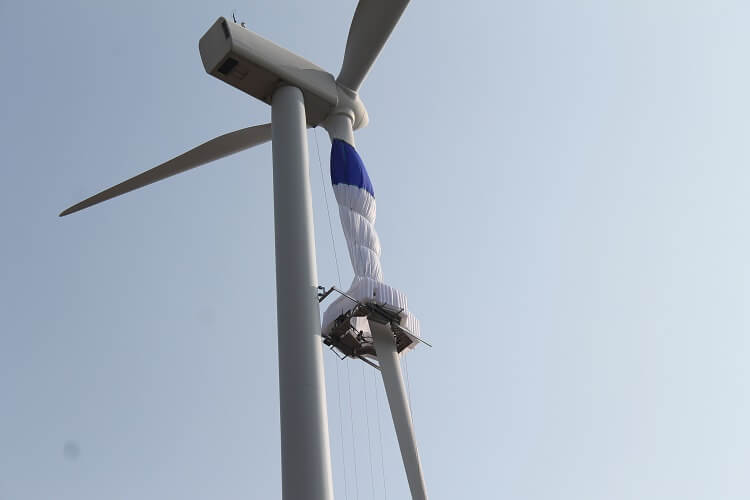 GEV Wind Power has invented and developed a patented habitat solution that retrofits to market available access platforms.