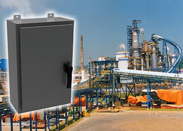 The HWHK Series, www.hammfg.com/product/hwhk, from Hammond Manufacturing is a family of easy to open, yet secure, wall mount enclosures designed to house electrical and/or electronic equipment in harsh industrial environments.