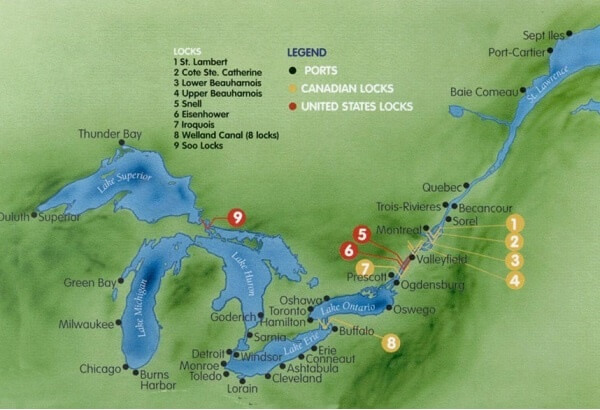 Lock constraints on the St. Lawrence Seaway between the Great Lakes and the Atlantic coast are preventing the sharing of vessels between East Coast development and Great Lakes projects.