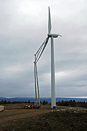TGM Wind was the first to introduce the use of self-propelled aerial work platforms above 250’ to the North American wind industry. 
