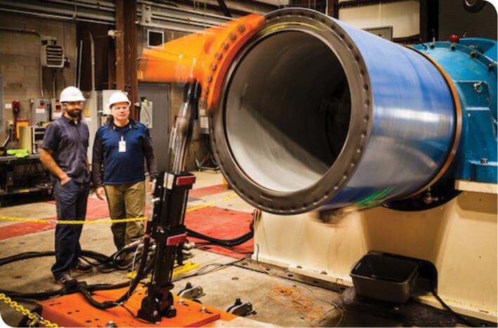 The journal bearing performed so well, as indicated by a low particle count in the oil, the team decided to vibrate the gearbox for 6 hours with the oil flow off. As expected, the metal particle count did rise. The teardown will tell more.