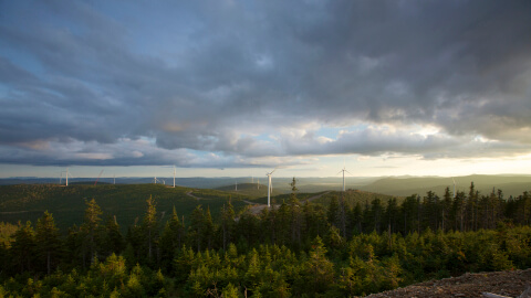 Mont Rothery Wind Farm (74 MW) in Quebec (Photo: Business Wire)