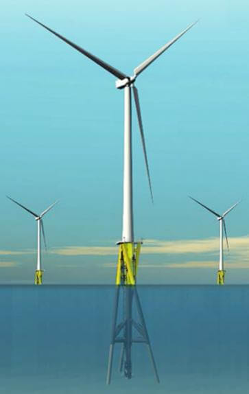 Fishermen's has teamed up with foundation developer Keystone Engineering to demonstrate a new access ladder that is rotated 90 degrees, bringing the maintenance vessel closer to the turbine foundation while allowing the worker to side step onto the ladder.