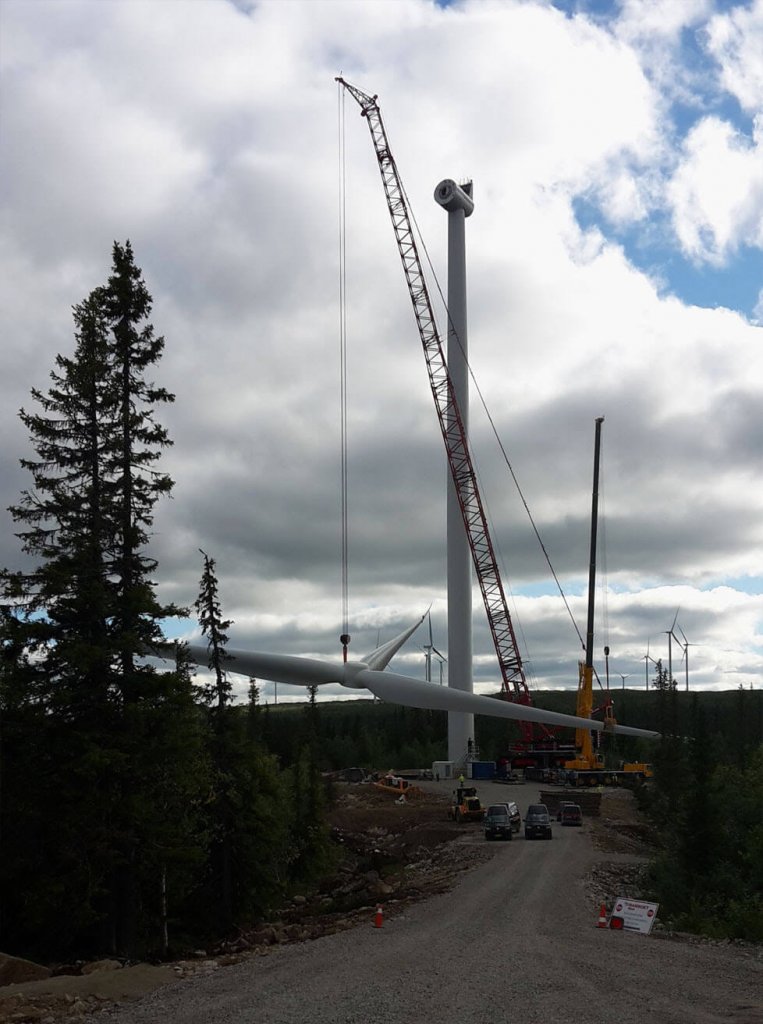 Mammoet Wind’s integrated approach saves valuable installation time for nine wind turbines at Juktan wind farm in Sweden.