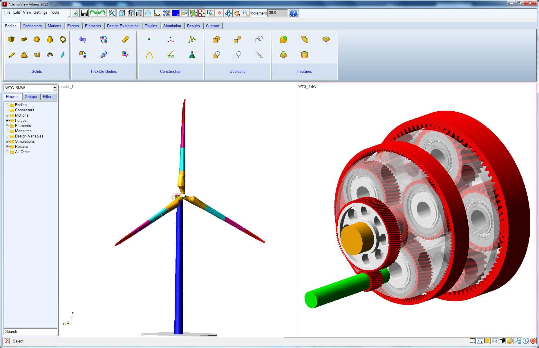 Wind turbine design software