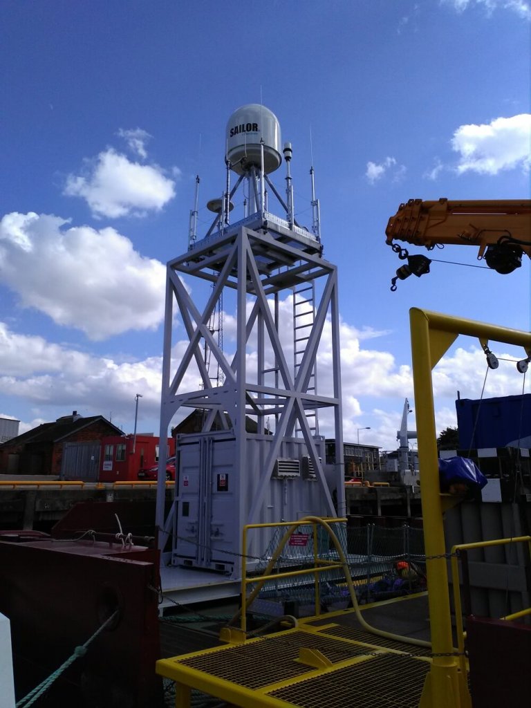 SeaHub consists of unmanned, mobile containers that house all required equipment for reliable communications and logistical data sharing for far offshore projects.