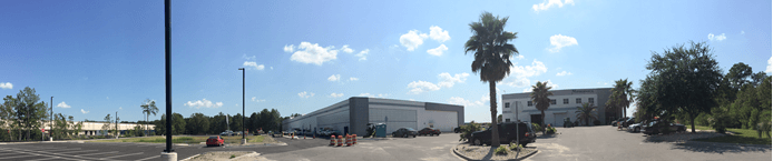 Front view new Mankiewicz Coatings facility in Charleston.