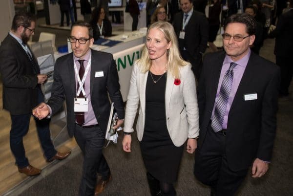 Minister McKenna spoke of the important role that wind energy plays in her government’s efforts to address the challenge of climate change